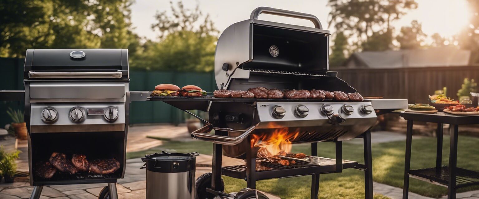 Types of Grills for Burger Grilling