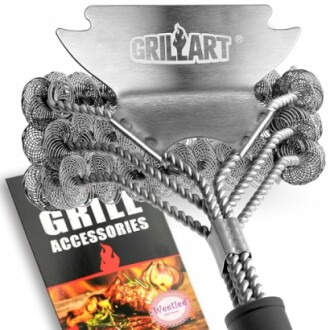 GrillArt Grill Brush and Scraper Bristle Free