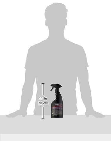 Tire cleaner spray bottle with size comparison